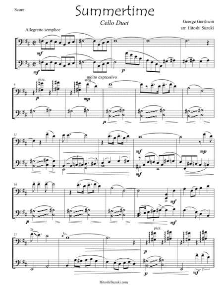 Summertime (arr. Hitoshi Suzuki)