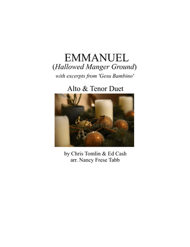 Emmanuel (hallowed Manger Ground) (arr. Nancy Frese Tabb)