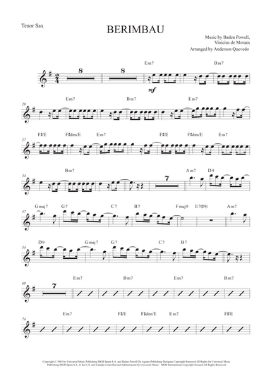 Berimbau (arr. Anderson Quevedo)