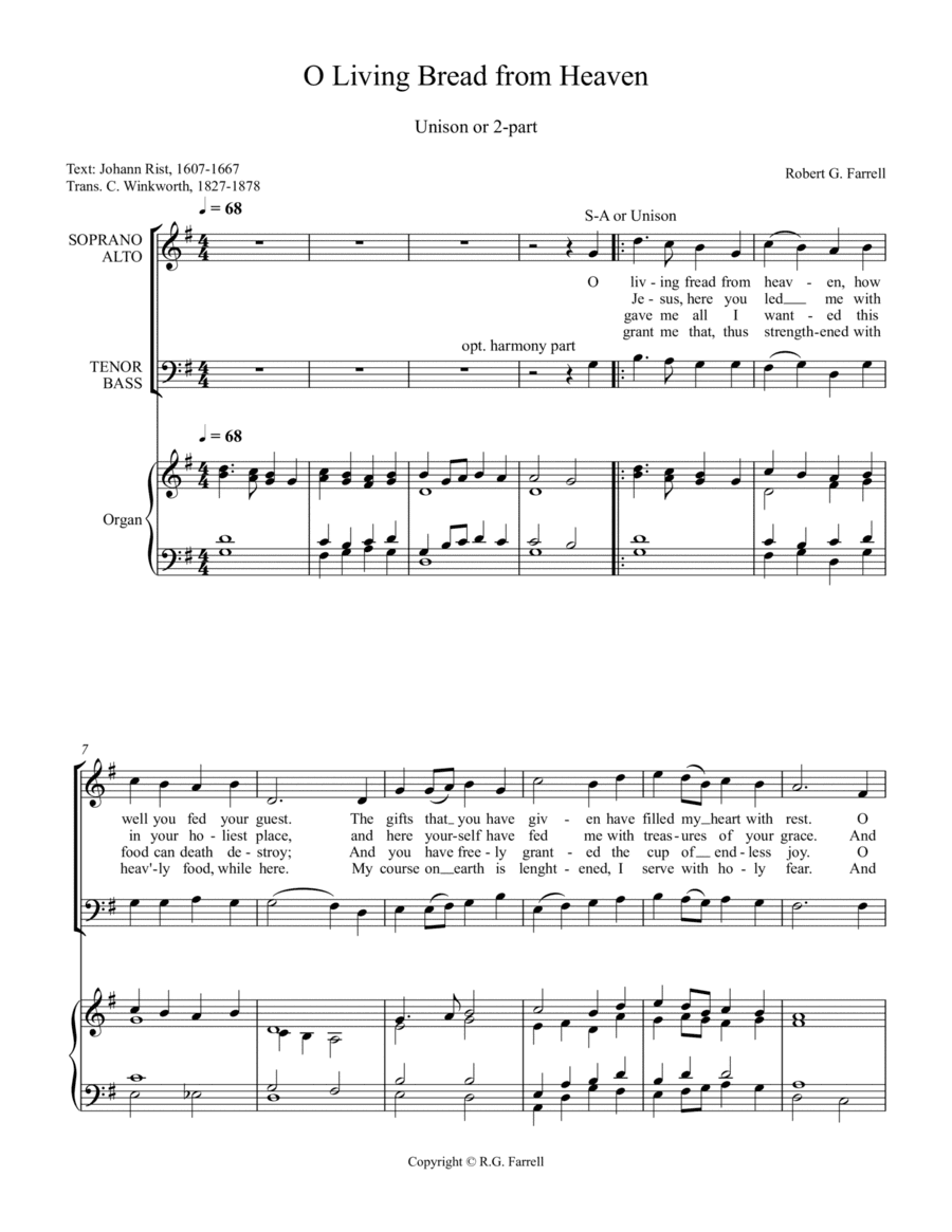 O Living Bread from Heaven #2