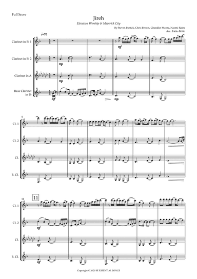 Jireh (arr. Fabio Britto)