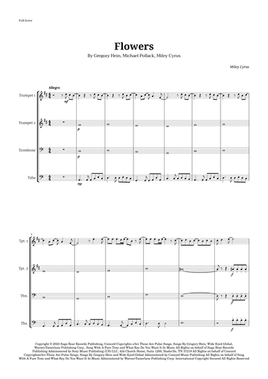 Flowers (arr. Langanho)