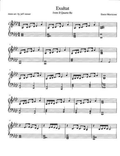 Il Quarto Re Maintheme/cues/endtheme (arr. jeff siesser)