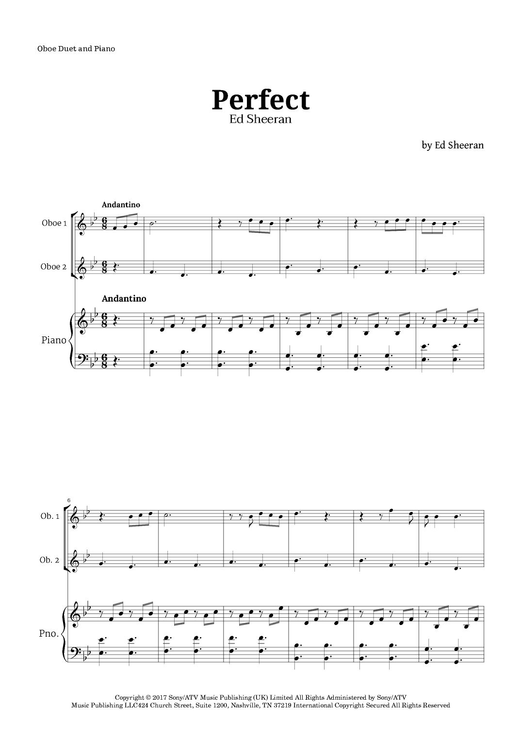 Perfect (arr. Langanho)