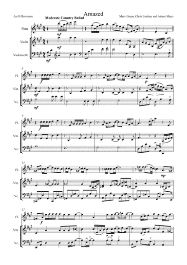 Amazed (arr. Hayley Rowntree)