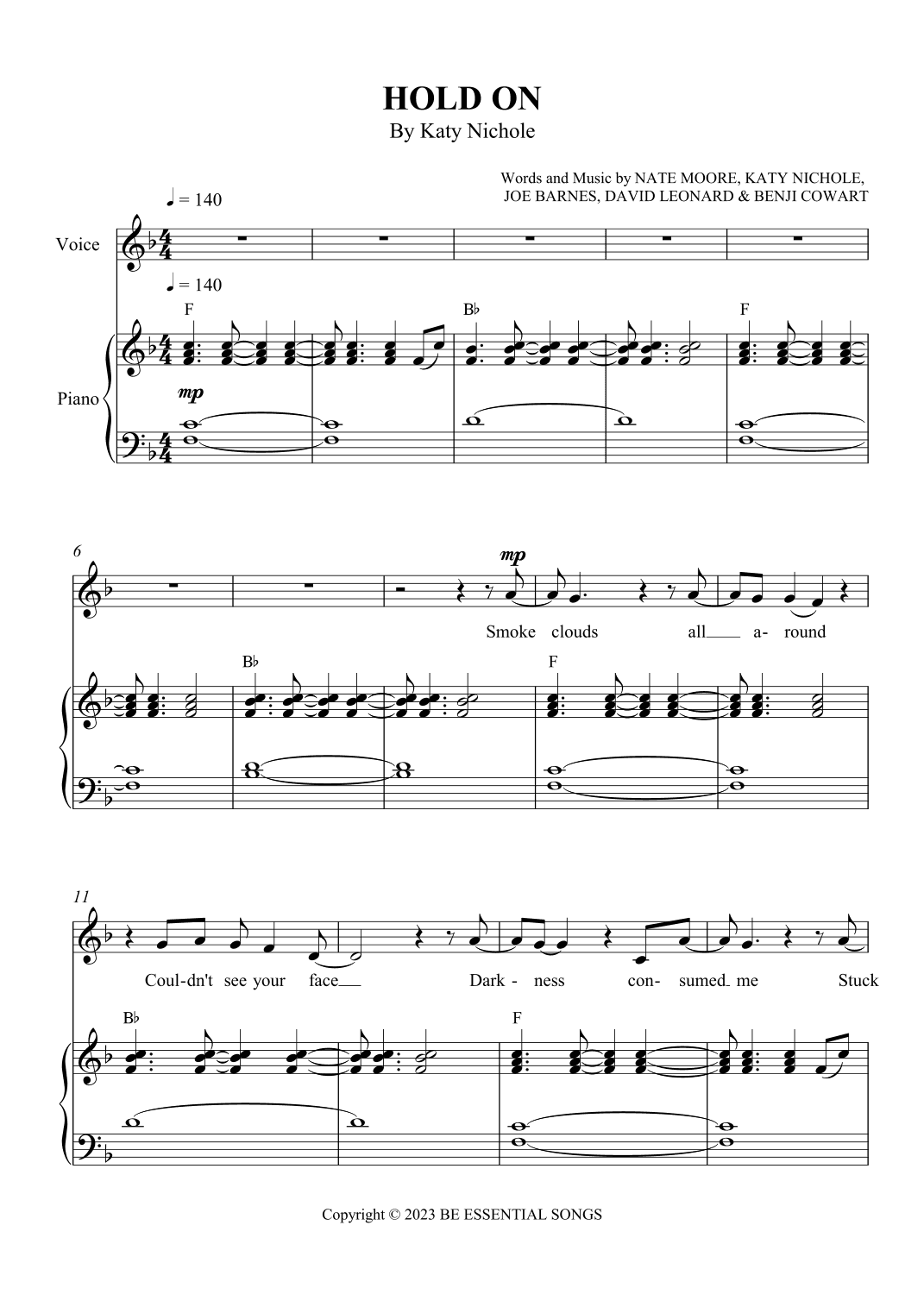 Hold On (arr. SCMusic)