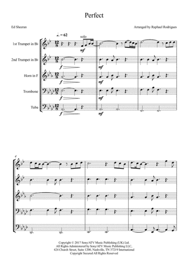 Perfect (arr. Raphael Rodrigues)
