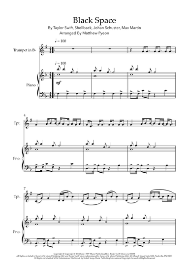 Blank Space (arr. Matthew pyeon)