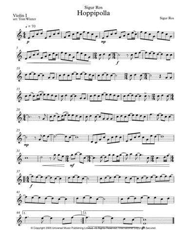 Hoppipolla (arr. Thomas Winter)