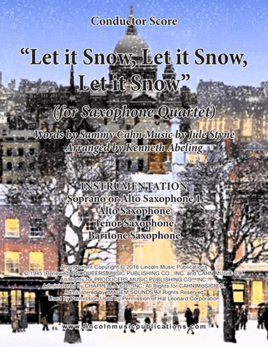 Let It Snow! Let It Snow! Let It Snow! (arr. Kenneth Abeling)