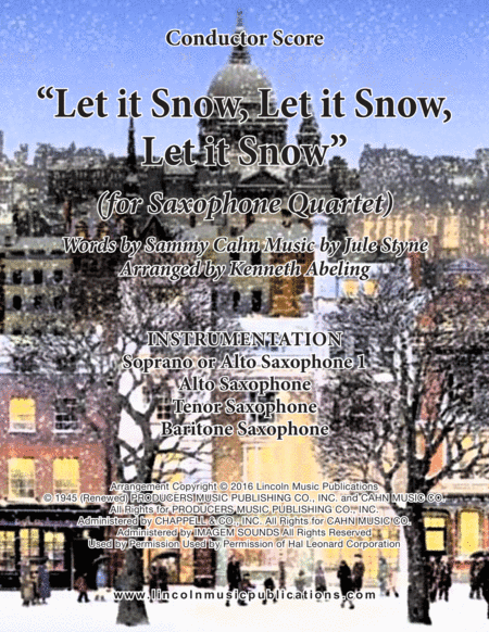 Let It Snow! Let It Snow! Let It Snow! (arr. Kenneth Abeling)