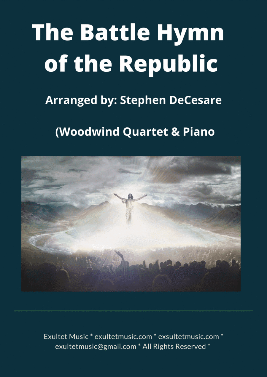 The Battle Hymn of the Republic (Woodwind Quartet and Piano) (arr. Stephen DeCesare)