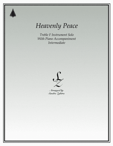 Heavenly Peace (treble F instrument solo) (arr. Sandra Zylstra)