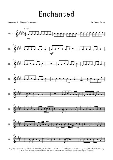 Enchanted (arr. Glauco Fernandes)