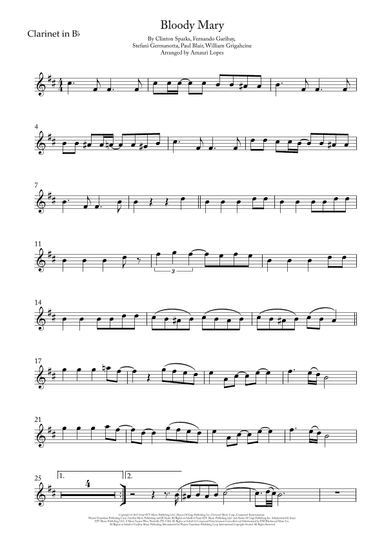 Bloody Mary (arr. Amauri Lopes)