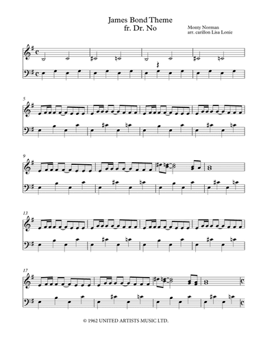 James Bond Theme (arr. Lisa Lonie)