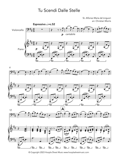 Tu Scendi Dalle Stelle (arr. Christian Morris)