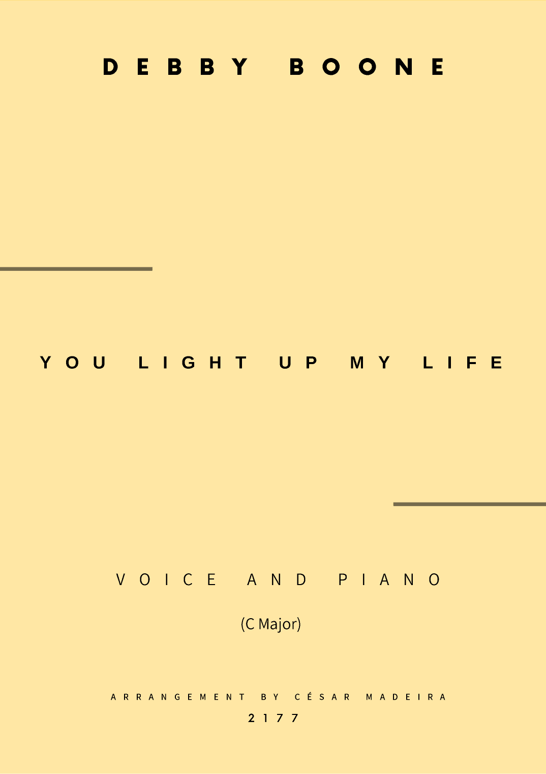You Light Up My Life (arr. César Madeira)