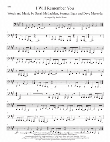 I Will Remember You (arr. Kevin Busse)