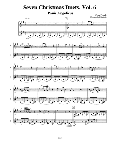 Seven Christmas Duets, Vol. 6 (arr. Kenneth D. Friedrich)