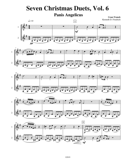 Seven Christmas Duets, Vol. 6 (arr. Kenneth D. Friedrich)