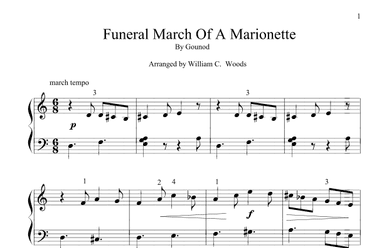 Funeral March Of A Marionette (arr. William C. Woods)
