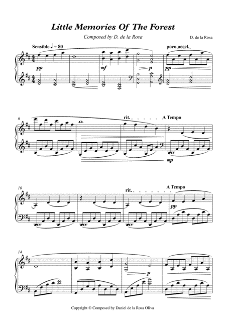 Little Memories of The Forest - D. de la Rosa