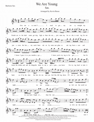 We Are Young (arr. Kevin Busse)