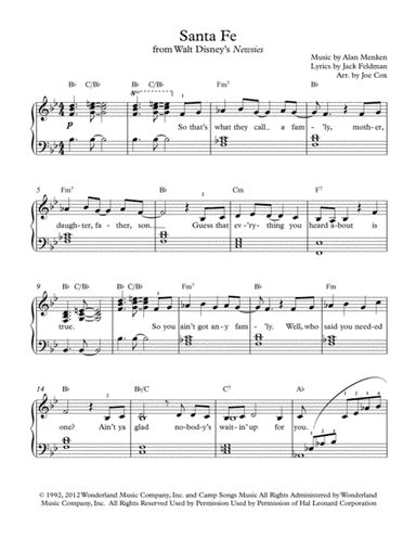 Santa Fe (arr. Joe Cox)