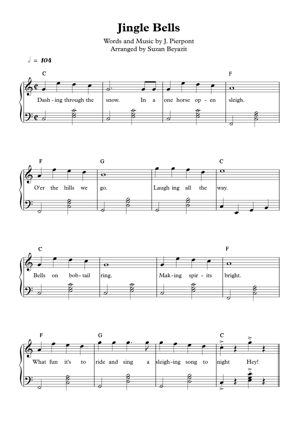 Jingle Bells (arr. Suzan Beyazit)