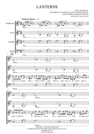 Lanterns (arr. Aaron Powell)
