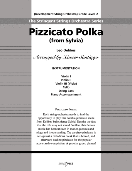 Pizzicato Polka (arr. Xavier Santiago)
