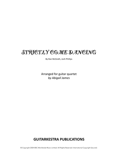 Strictly Come Dancing (arr. Abigail James)
