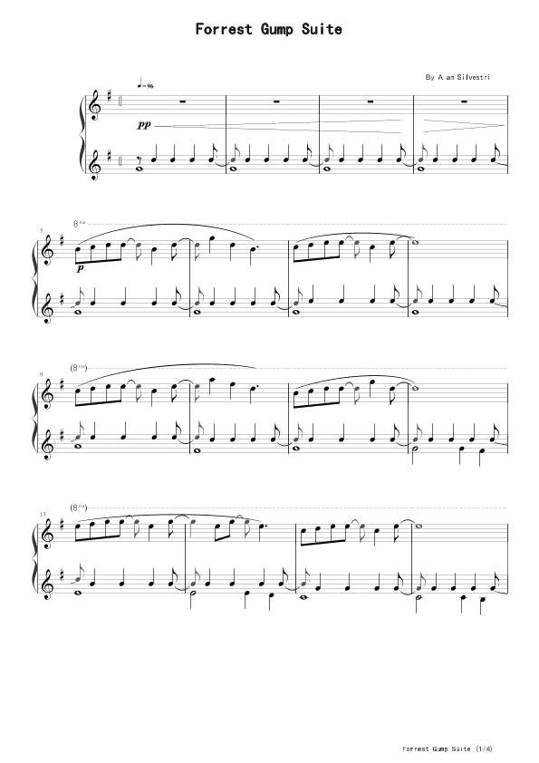 Forrest Gump Suite (arr. poon)