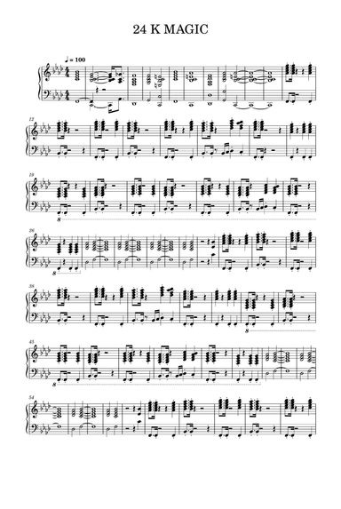 24k Magic (arr. Bruno Mars)