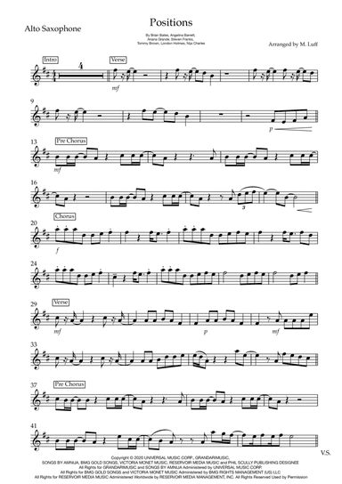 Positions (arr. Matt Luff)
