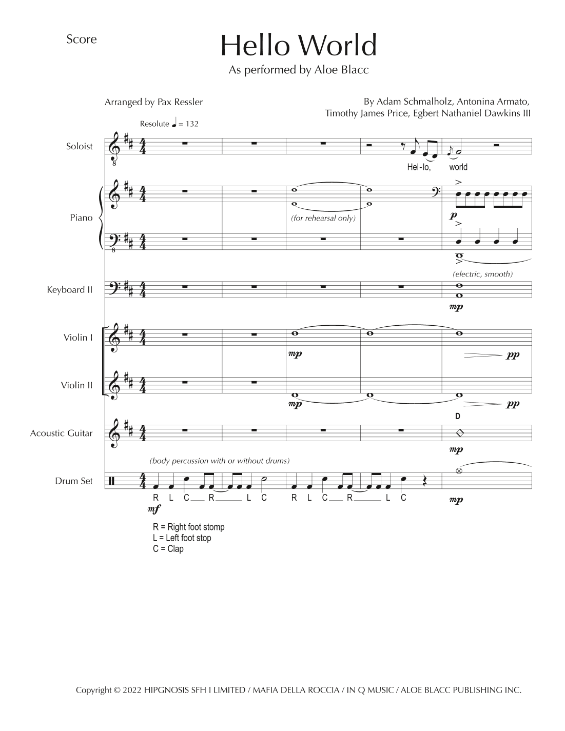 Hello World (arr. Pax Ressler)
