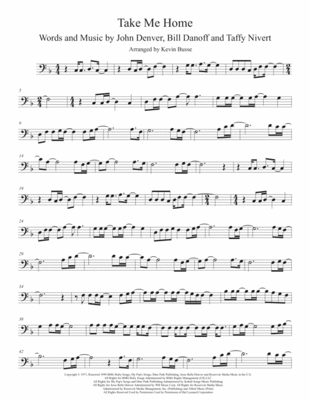 Take Me Home, Country Roads (arr. Kevin Busse)