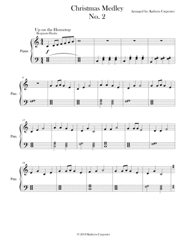 Christmas Medley (Christmas Collection, Easy Piano) No. 2 (arr. Kathryn Carpenter)