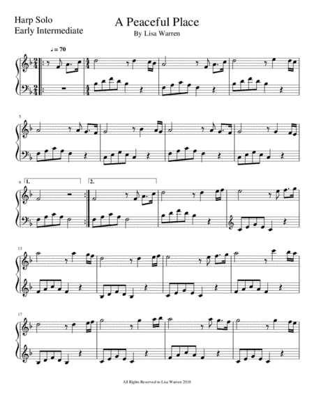 A Peaceful Place - Early Intermediate