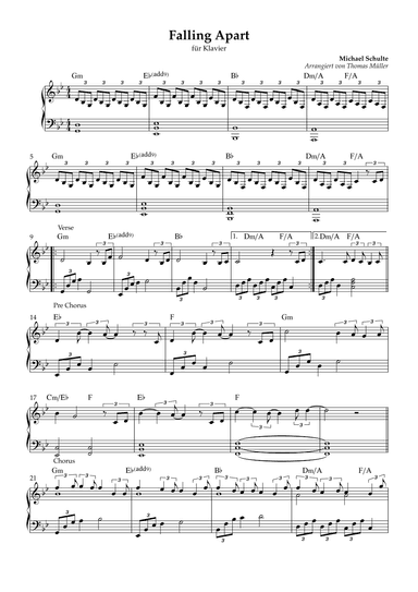 Falling Apart (arr. Thomas Müller)