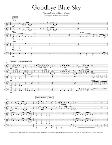 Goodbye Blue Sky (arr. Lindsey Collins)
