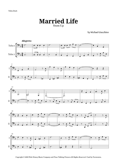 Married Life (arr. Langanho)