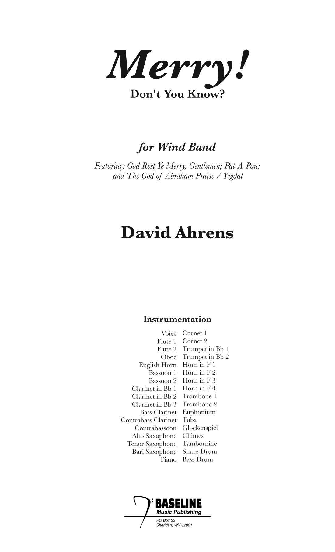 Merry! Don't You Know?