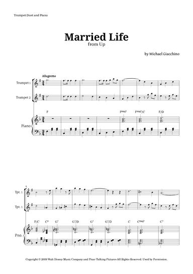 Married Life (arr. Langanho)