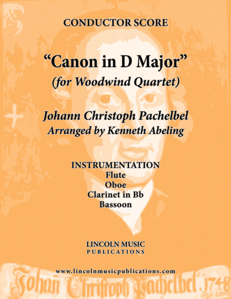 Pachelbel - Canon in D Major (for Woodwind Quartet) (arr. Kenneth Abeling)
