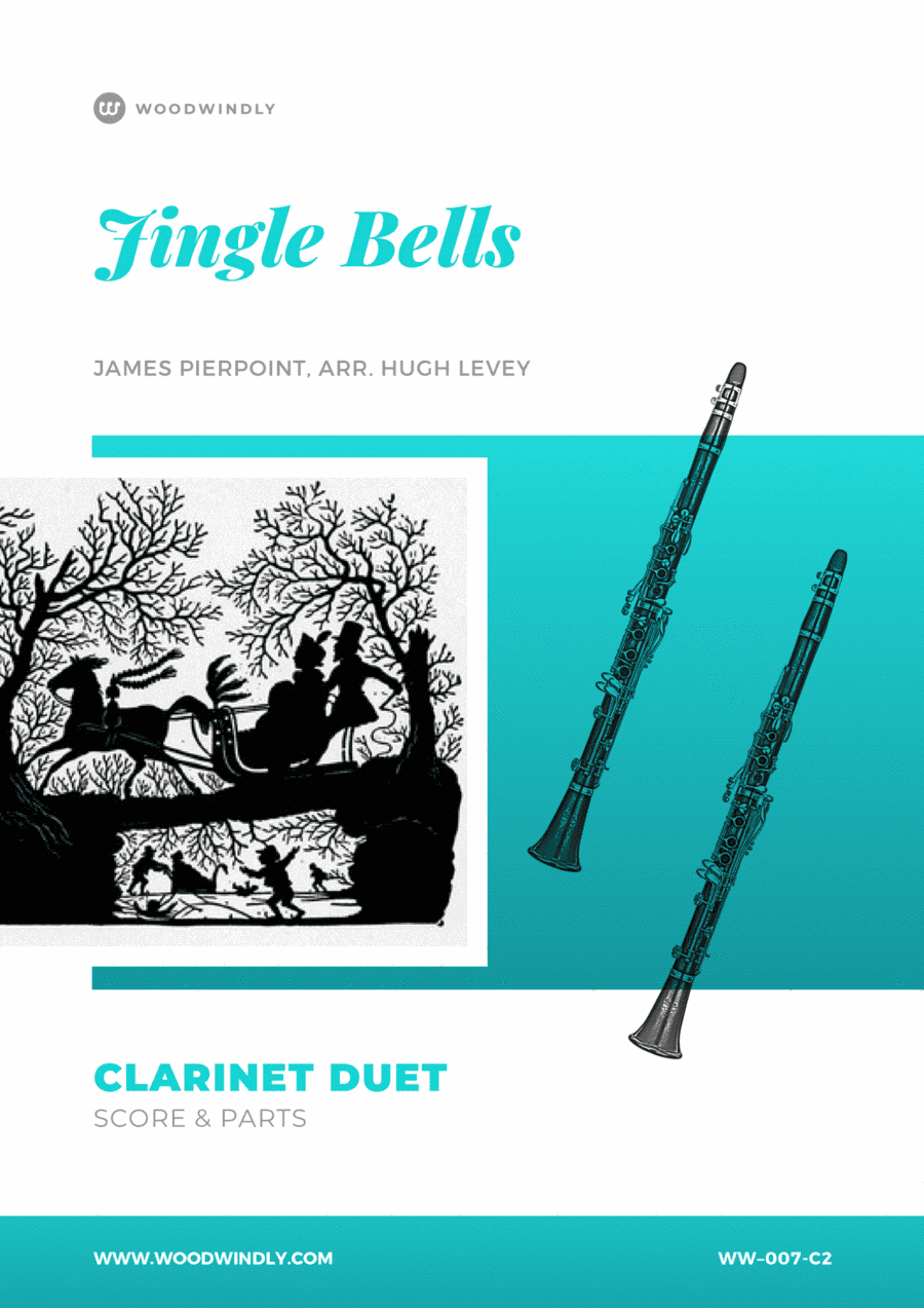 Jingle Bells - for Clarinet Duet (arr. Hugh Levey)
