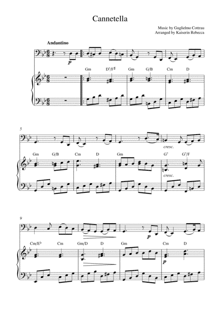 Cannetella (arr. Kaiserin Rebecca)