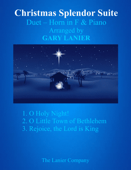 CHRISTMAS SPLENDOR SUITE (Horn in F and Piano with Score & Parts) (arr. Gary Lanier)
