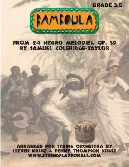 Bamboula, from 24 Negro Melodies (arr. Steven Kruse, Penny Thompson Kruse)